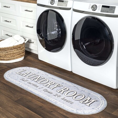 Nuloom Graphic Machine Washable Laundry Mat 20in x 59in DIAJ01E-O205